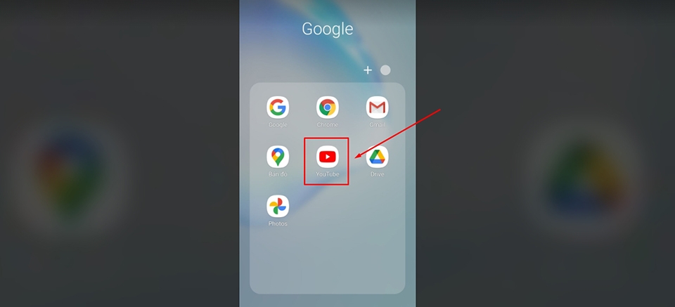 Tìm biểu tượng YouTube Tìm biểu tượng YouTube