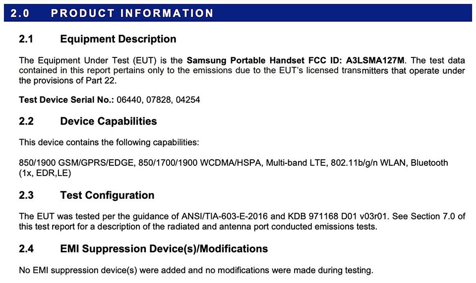 Galaxy A12s đạt chứng nhận FCC (ảnh 1) Galaxy A12s đạt chứng nhận FCC (ảnh 1)