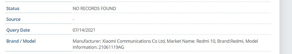 Redmi 10 đạt chứng nhận FCC (ảnh 1)