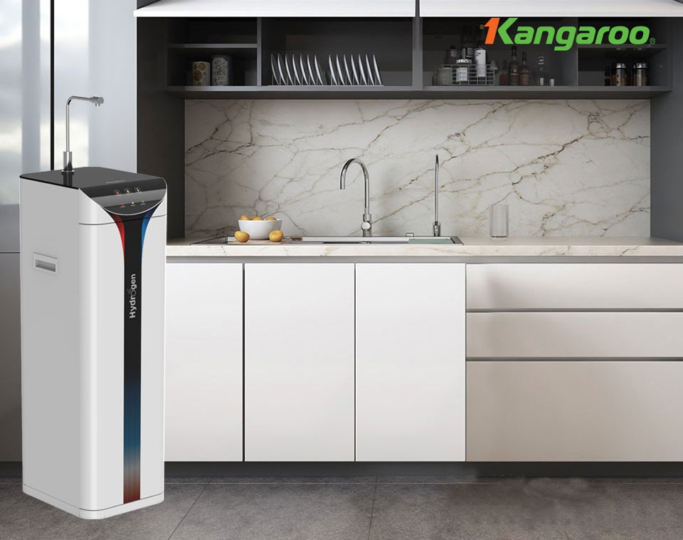 Máy lọc nước Kangaroo Hydrogen Slim nóng lạnh KG10A6S - hình 1