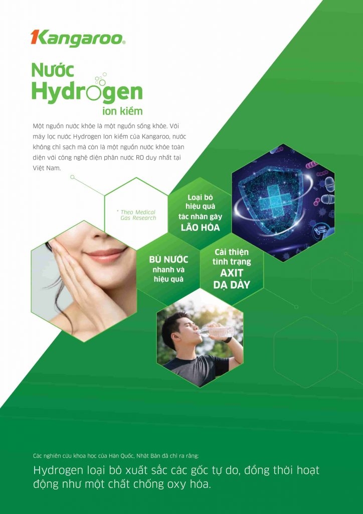 Máy lọc nước Kangaroo Hydrogen Slim nóng lạnh KG10A6S - hình 2