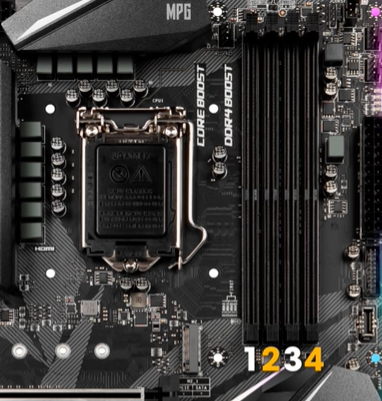 cách cắm ram dual channel