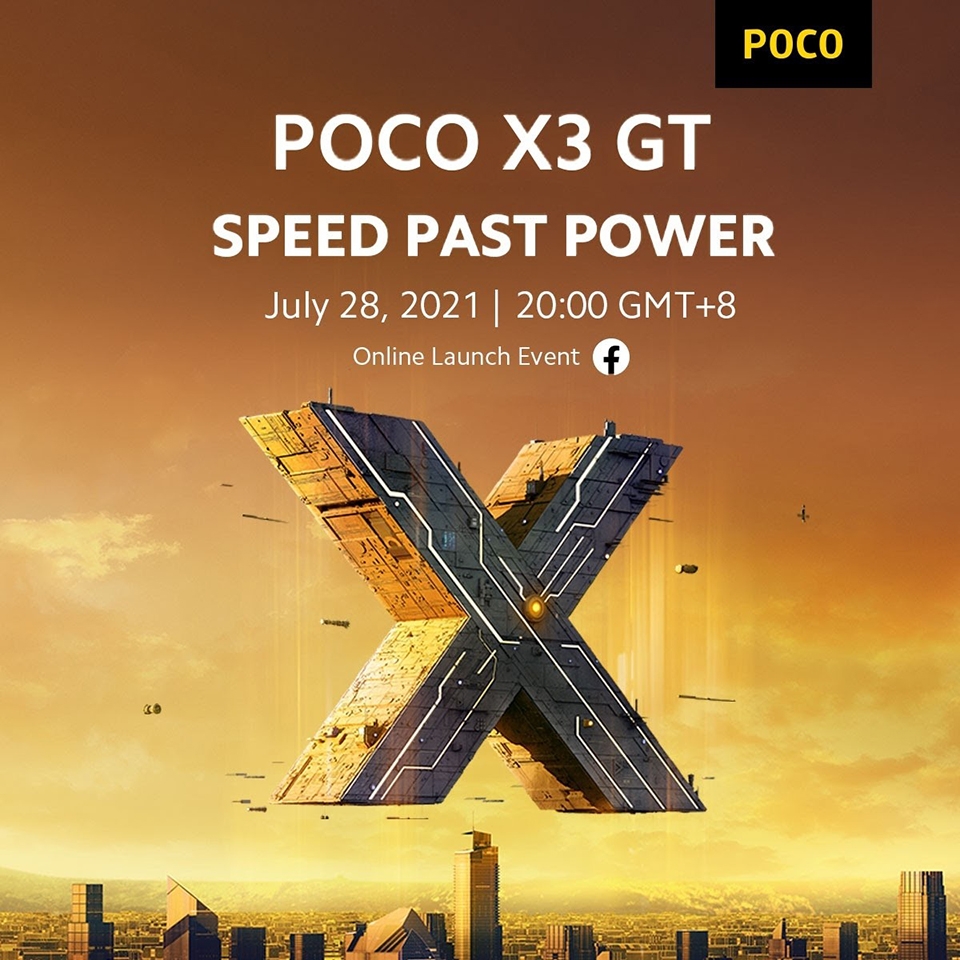 Xiaomi xác nhận sẽ ra mắt POCO X3 GT vào ngày 28/7