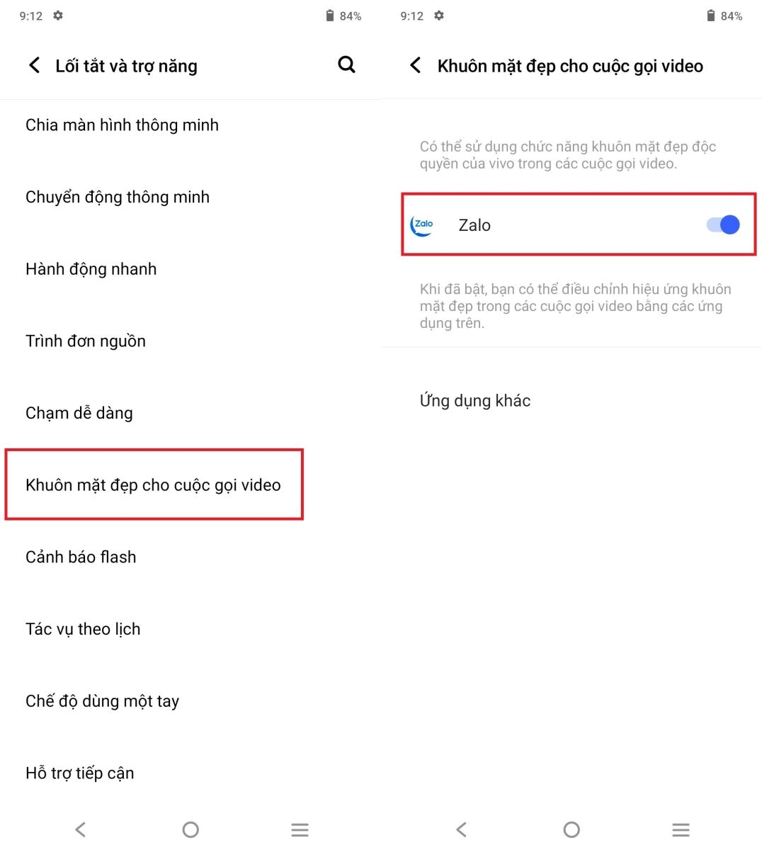 Khuôn mặt đẹp cho cuộc gọi video