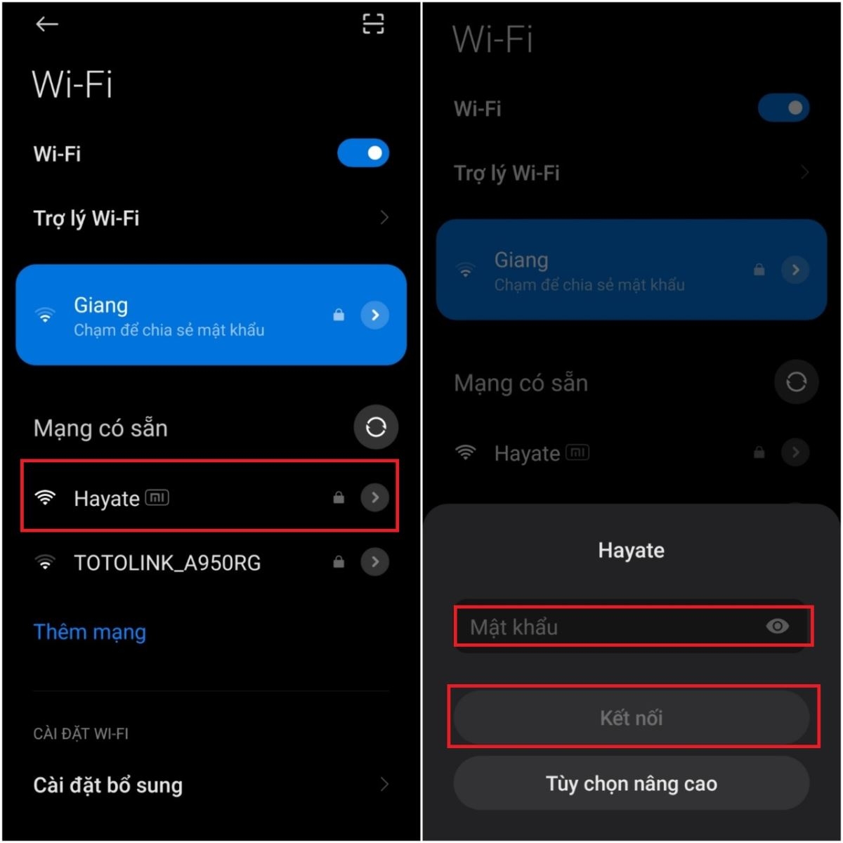 Hướng dẫn cách cài đặt Wi-Fi trên điện thoại (2)