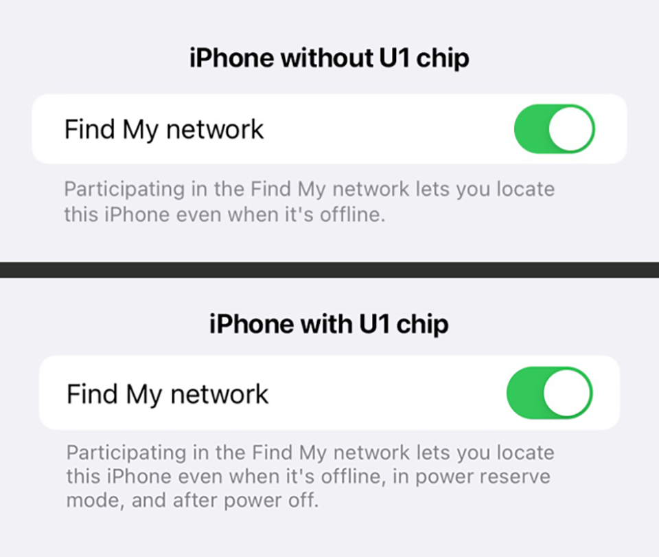 Danh sách iPhone chạy iOS 15 có thể dùng tính năng Find My khi ngoại tuyến (ảnh 2)