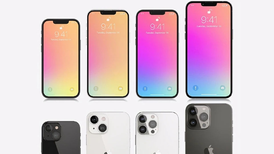 iPhone 13 có notch nhỏ hơn