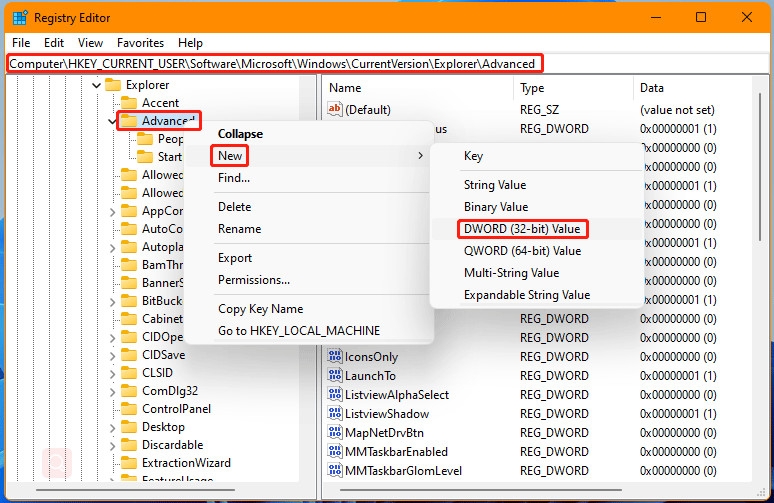 Cách thay đổi kích thước thanh Taskbar và căn chỉnh trên Windows 11 (1)