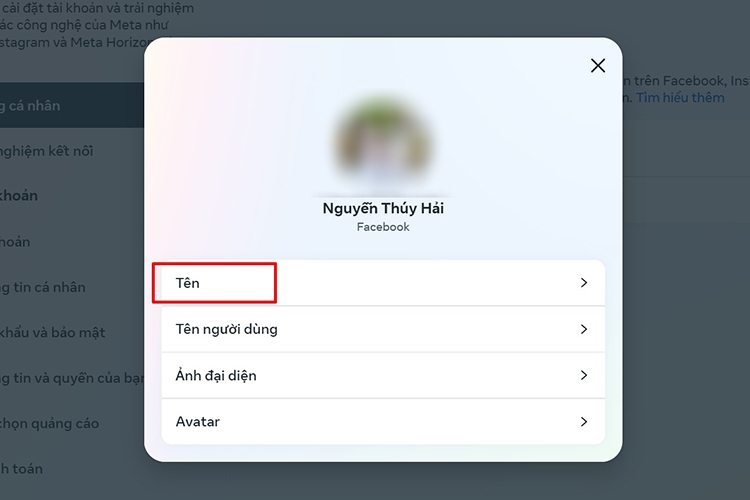 Mách bạn cách đổi tên Facebook (Hình 14)