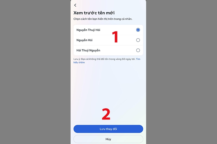 Mách bạn cách đổi tên Facebook (Hình 5)