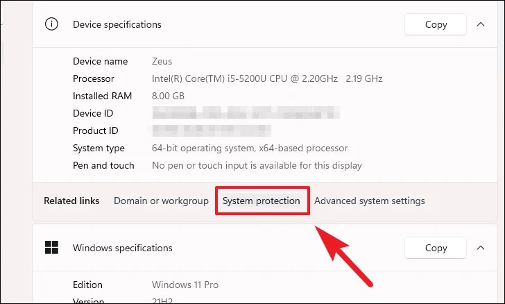 Cách tạo điểm khôi phục trên Windows 11 (4)
