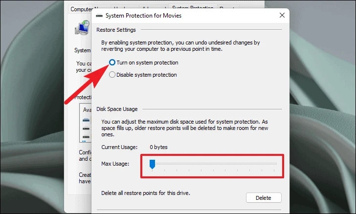 Cách tạo điểm khôi phục trên Windows 11 (7)