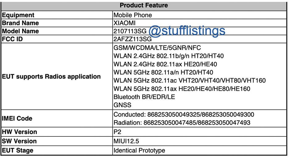 Rò rỉ thông tin Xiaomi Mi 11T Pro (ảnh 2)