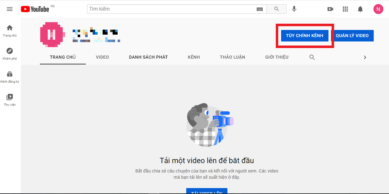 Cách tạo kênh Youtube bằng điện thoại (6)
