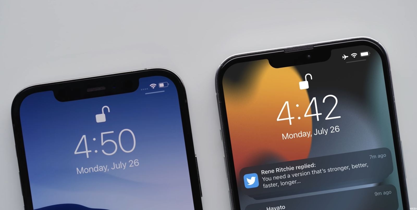 Kích thước notch iPhone 13