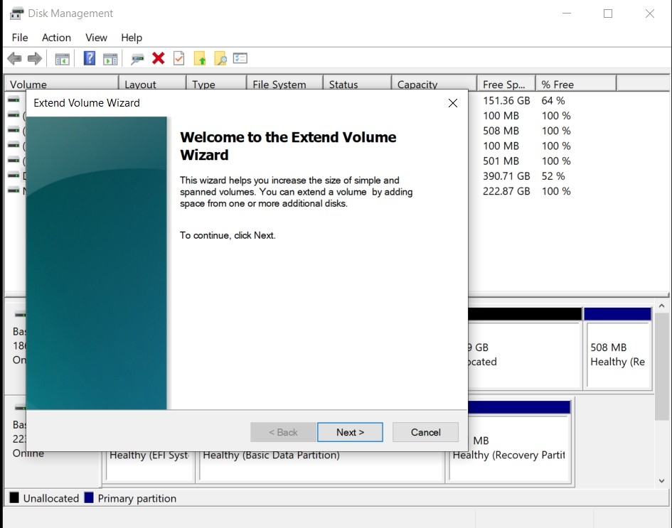Cách gộp ổ cứng Win 10 (ảnh 8)