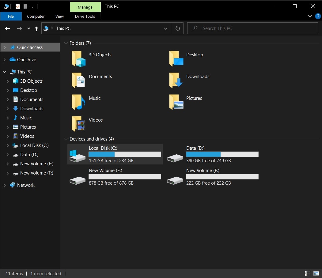 Cách gộp ổ cứng Win 10 (ảnh 1)