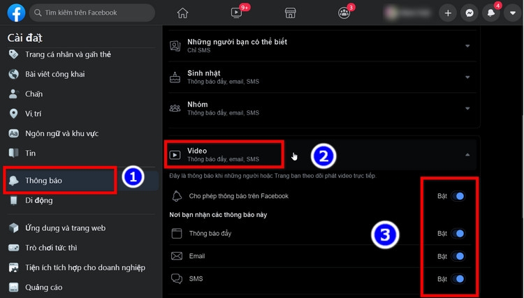 Cách tắt thông báo live stream trên Facebook (2)