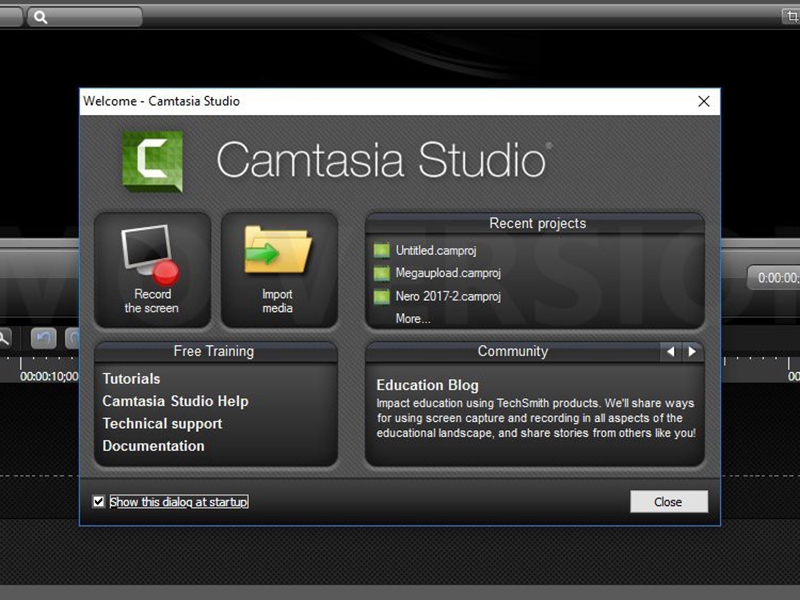 phần mềm ghép video Camtasia Studio