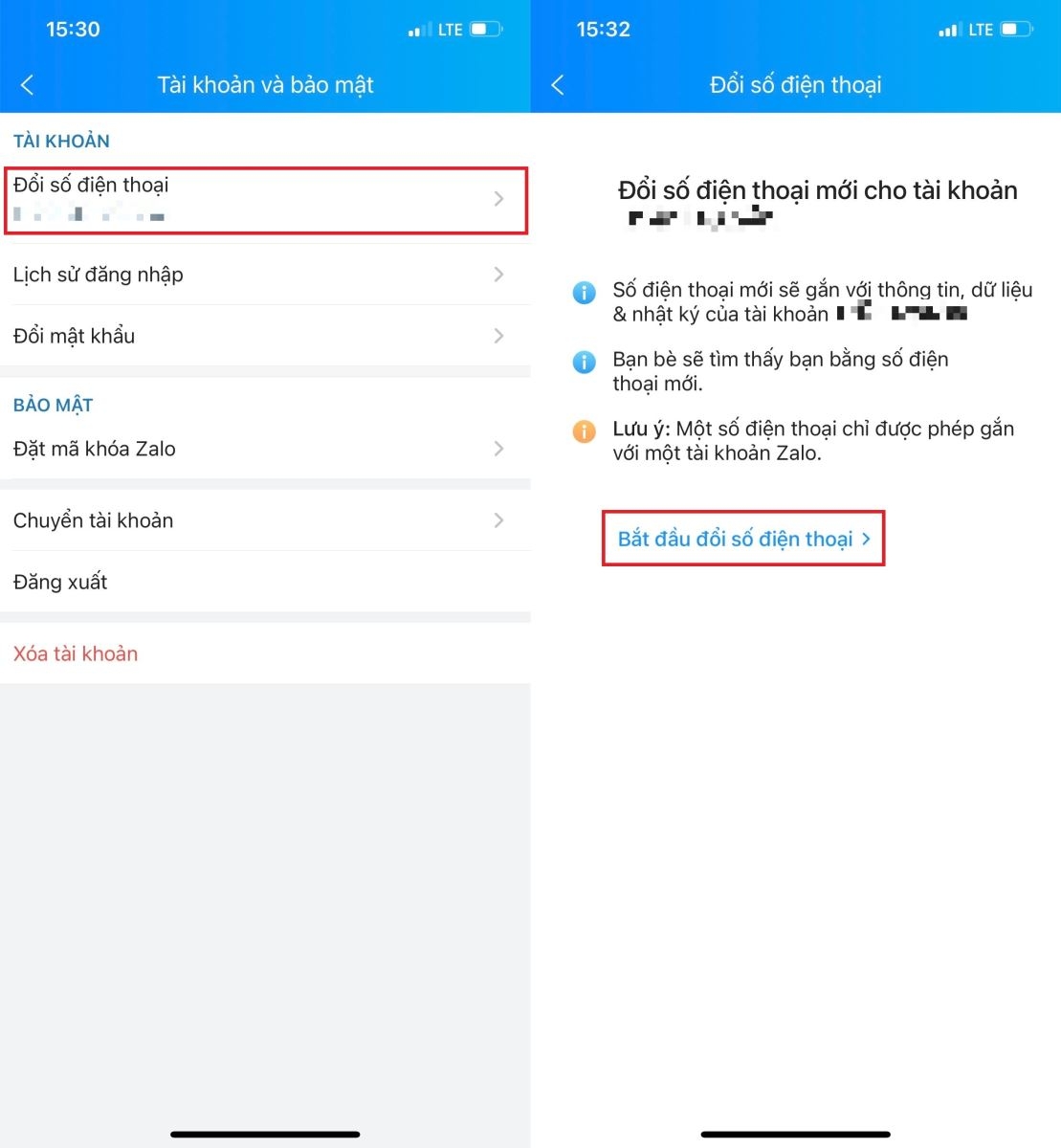 Cách đổi số điện thoại Zalo chỉ với vài thao tác đơn giản (3)