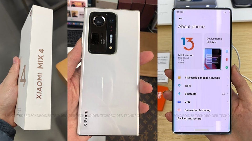 Ảnh thực tế Xiaomi Mi Mix 4 Ảnh thực tế Xiaomi Mi Mix 4