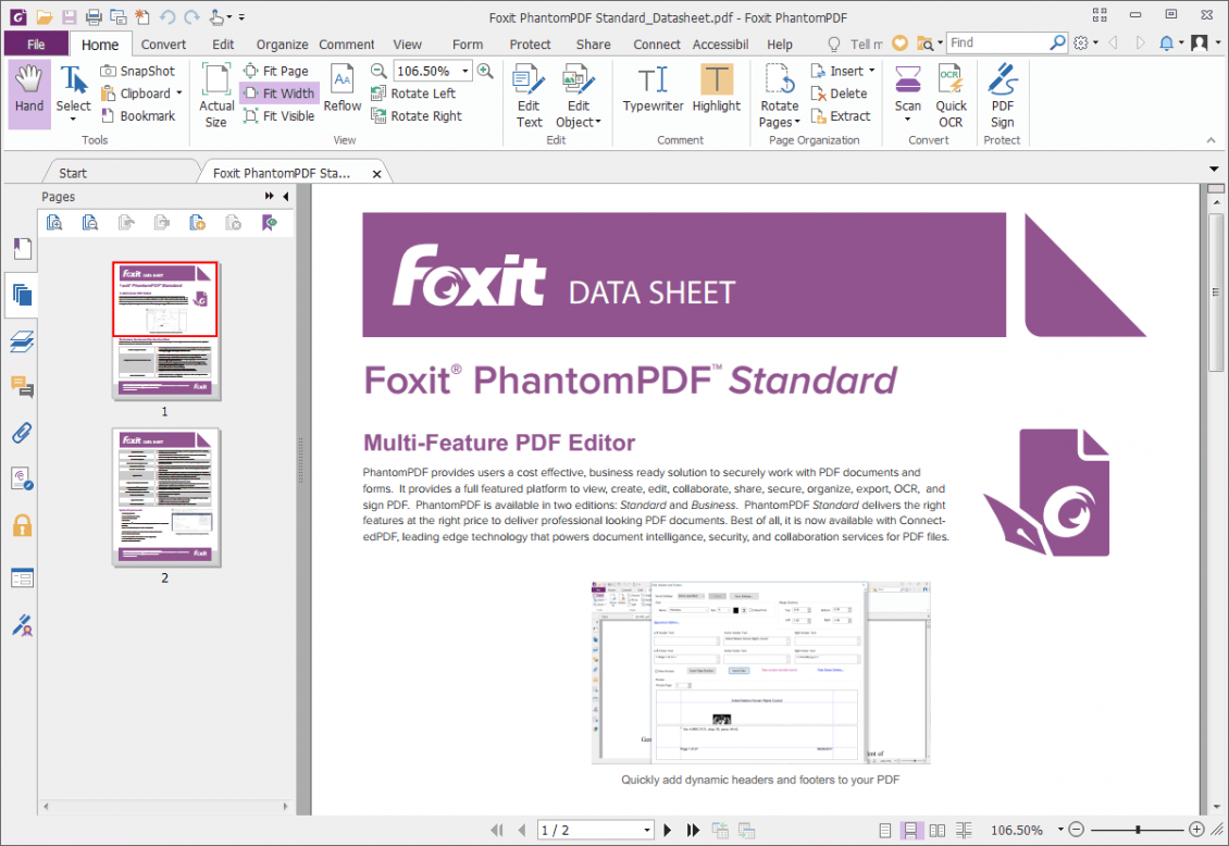 Foxit Phantom PDF