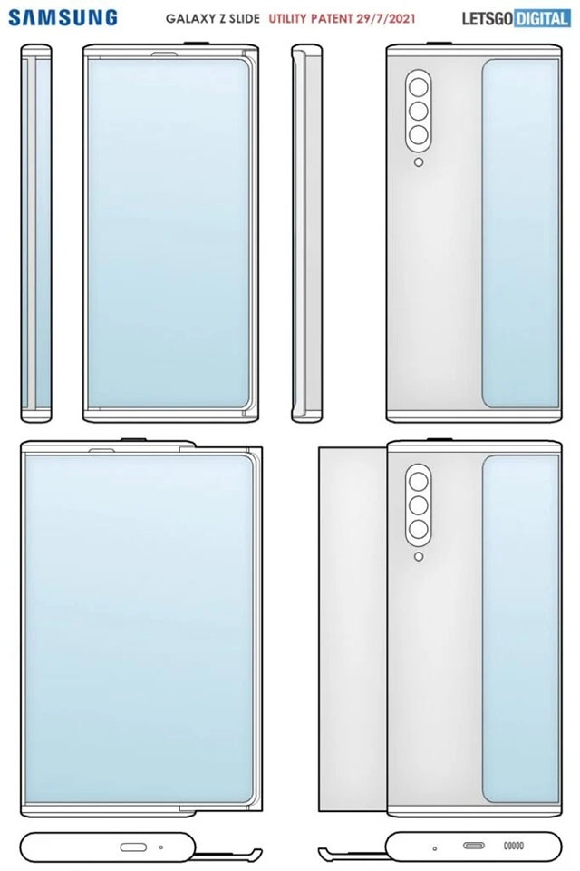 Bằng sáng chế Samsung về smartphone màn hình cuộn (ảnh 1)