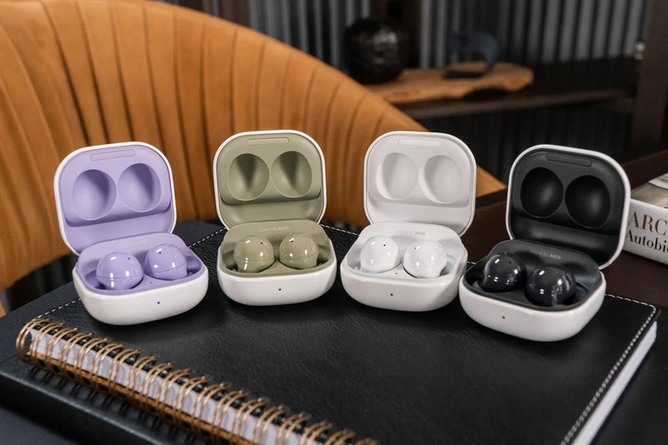 Samsung Galaxy Buds 2 có 4 tùy chọn màu