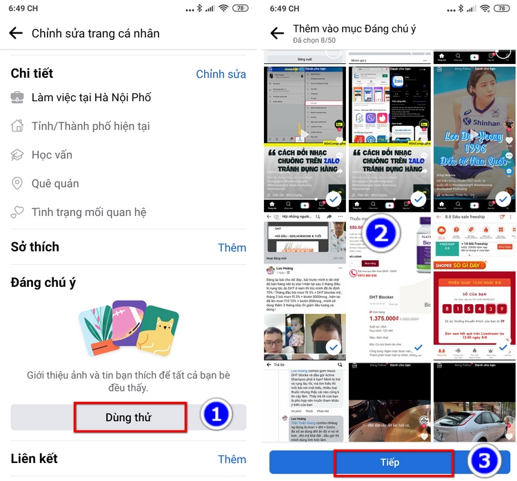Cách thêm ảnh nổi bật Facebook trên điện thoại và máy tính (2)