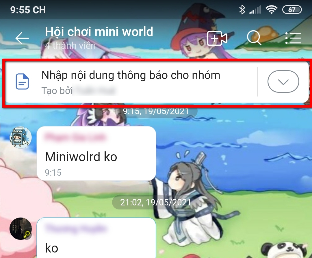 Cách tạo ghi chú cho nhóm chat Zalo không phải ai cũng biết (4)