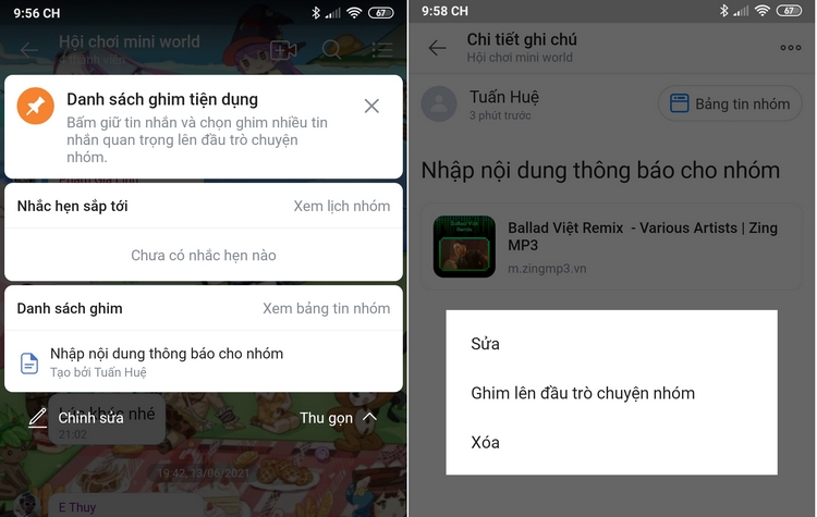 Cách tạo ghi chú cho nhóm chat Zalo không phải ai cũng biết (5)
