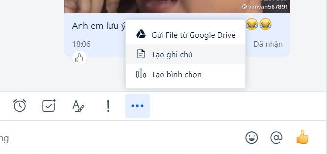Cách tạo ghi chú cho nhóm chat Zalo không phải ai cũng biết (6)