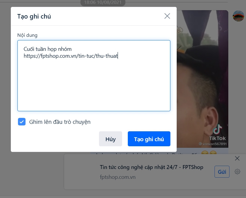Cách tạo ghi chú cho nhóm chat Zalo không phải ai cũng biết (7)