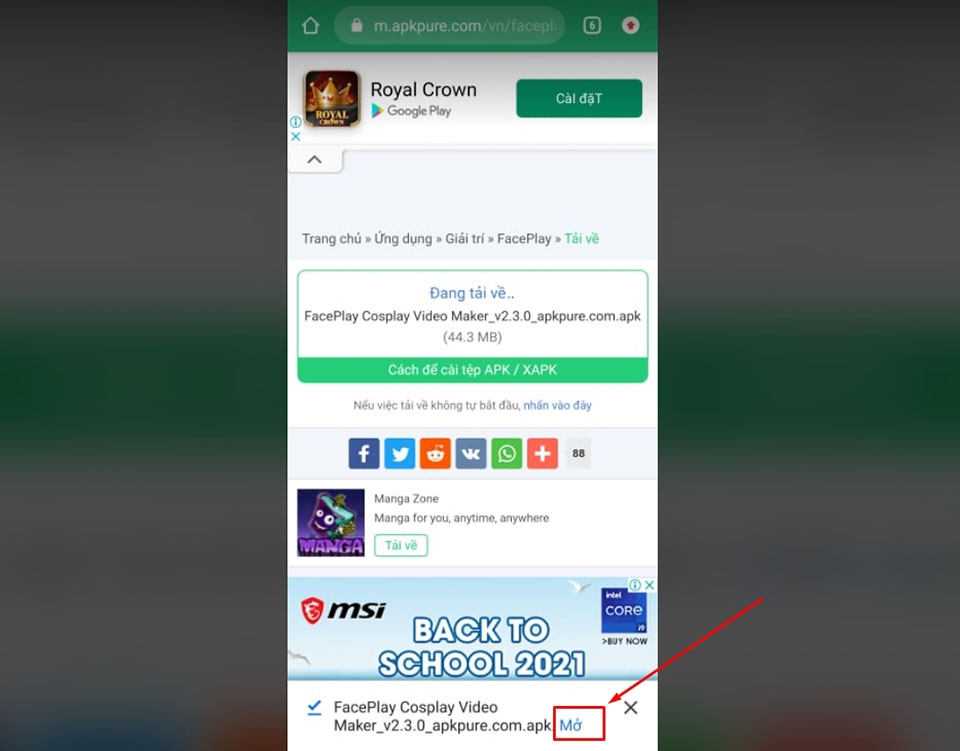 Bắt đầu quá trình cài đặt FacePlay Bắt đầu quá trình cài đặt FacePlay