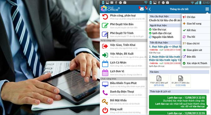 phần mềm quản lý công việc Cloudoffice