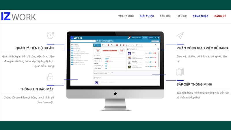phần mềm quản lý công việc Izwork