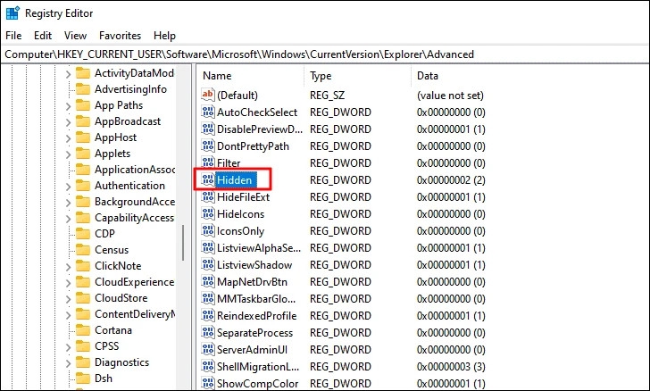 Cách hiển thị tệp và thư mục ẩn trên Windows 11 (12)