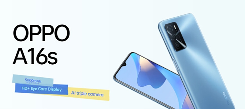 OPPO A16s ra mắt (ảnh 1) OPPO A16s ra mắt (ảnh 1)