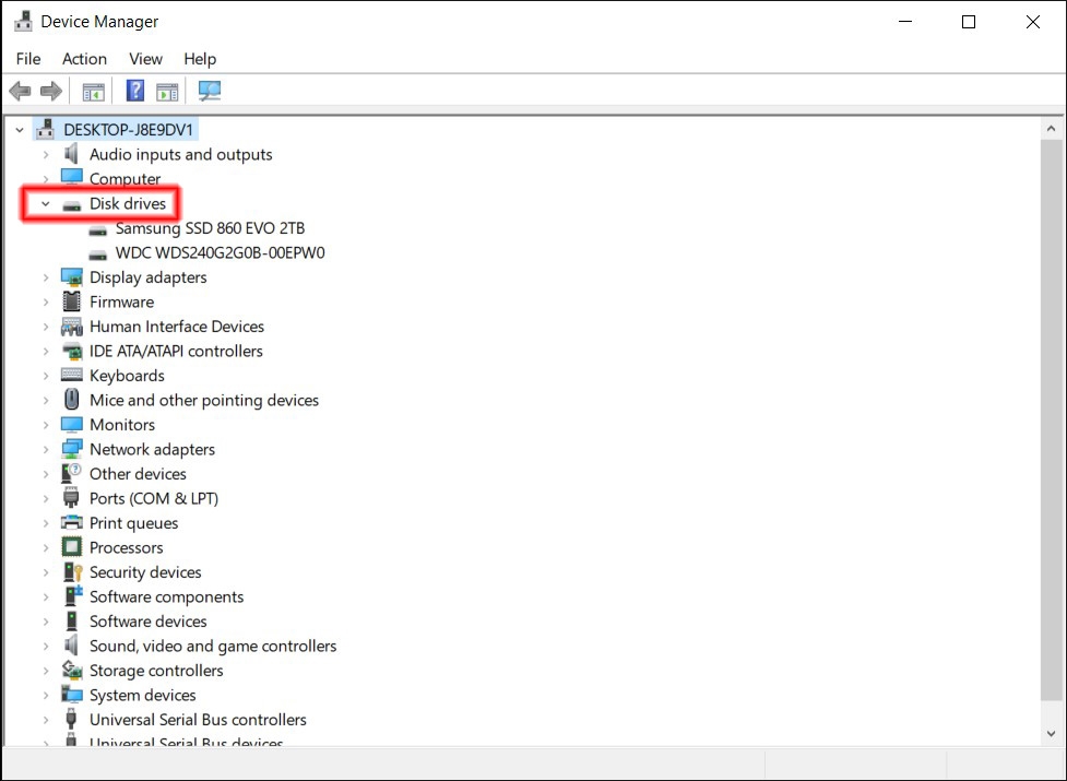 Máy tính không nhận ổ cứng 8