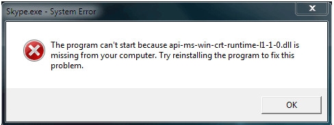 Cách khắc phục lỗi api-ms-win-crt-runtime-l1-1-0.dll is missing (1)