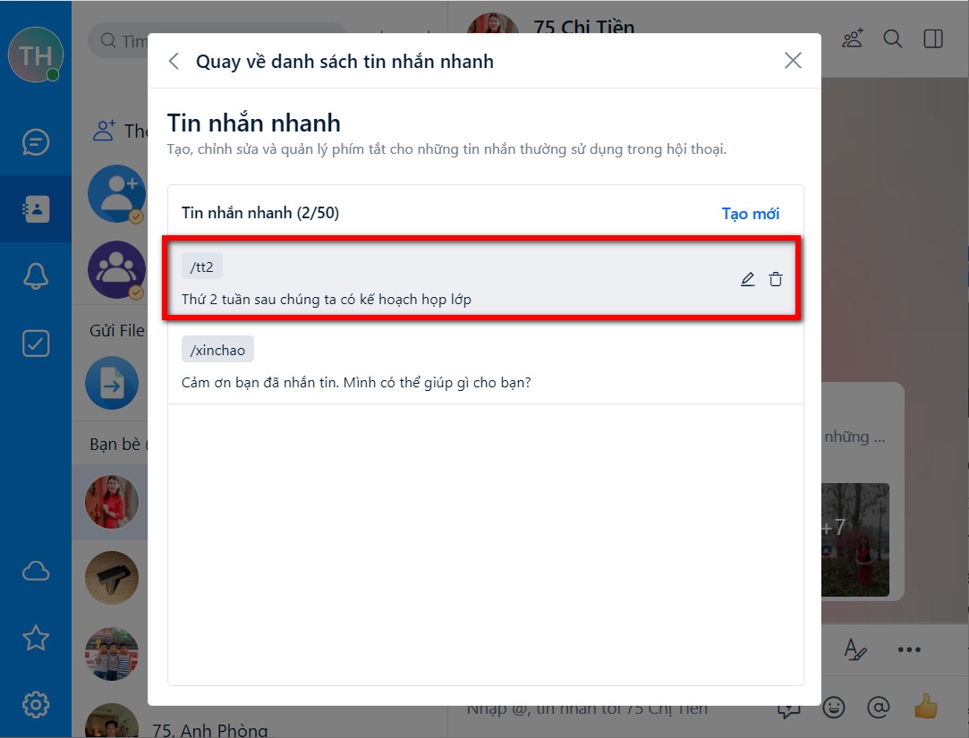 Hướng dẫn bạn cách tự động trả lời tin nhắn trên Zalo (10)