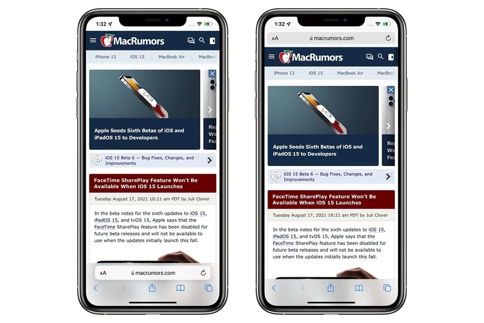 Tính năng iOS 15 beta 6 (ảnh 2)
