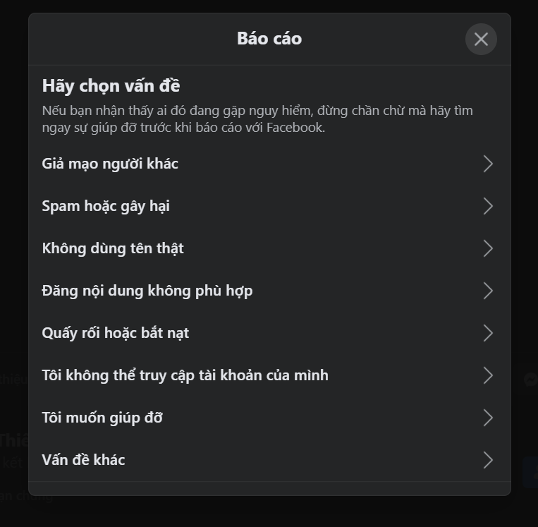 Bỏ túi ngay cách report Facebook đơn giản, nhanh chóng (2)