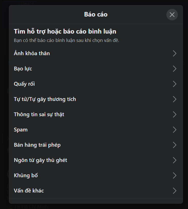 Bỏ túi ngay cách report Facebook đơn giản, nhanh chóng (8)