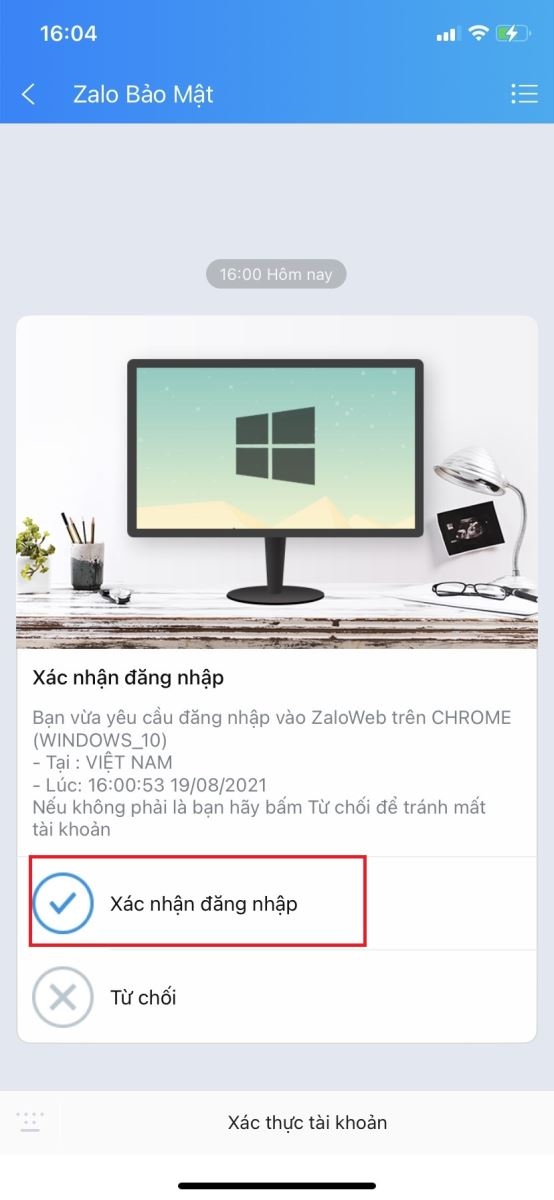 Đăng nhập Zalo bằng Facebook có được không? (2)