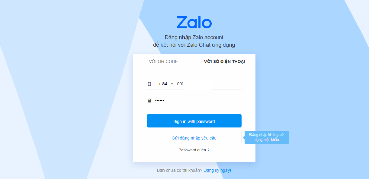 Đăng nhập Zalo bằng Facebook có được không? (1)
