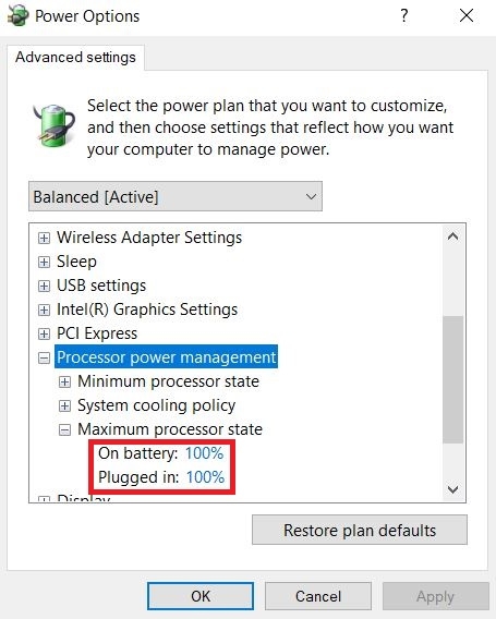 Cách khắc phục khi CPU không chạy hết công suất 5
