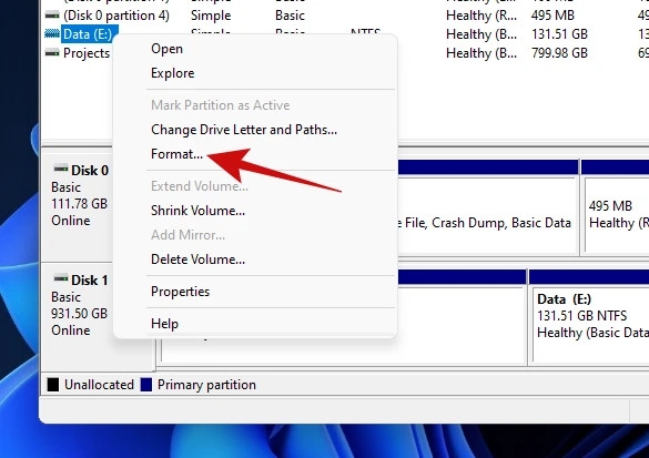 Cách định dạng và xóa dữ liệu ổ cứng trên Windows 11 (6)
