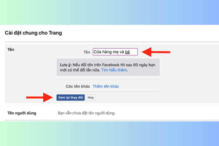 Cách đổi tên Page Facebook nhất định bạn phải biết