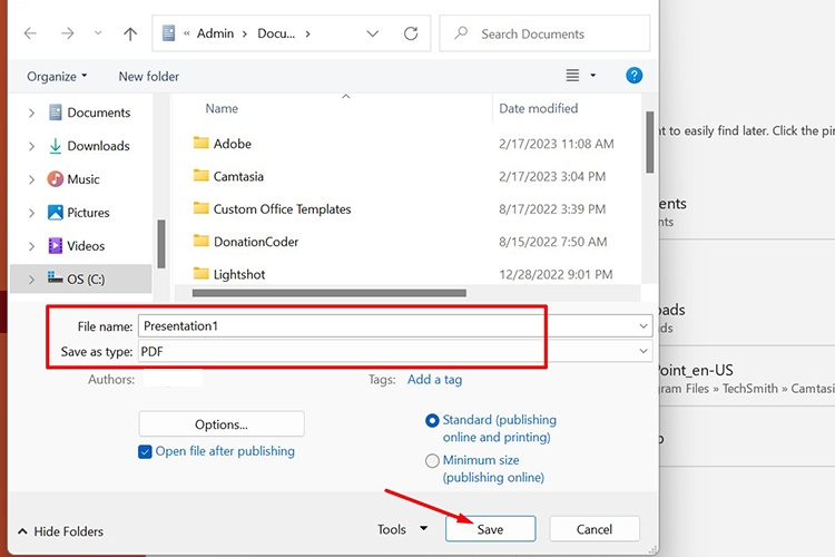 Cách chuyển PowerPoint sang PDF nhanh chóng (hình 4)